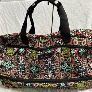 Vera Bradley Sierra rolling duffel bag overnight weekend carry-on luggage